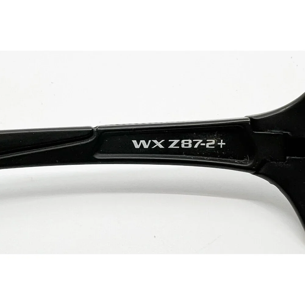 Wiley X Sleek Safety Glasses Mens Black Z87-2+ Wrap Frame Sunglasses OS
